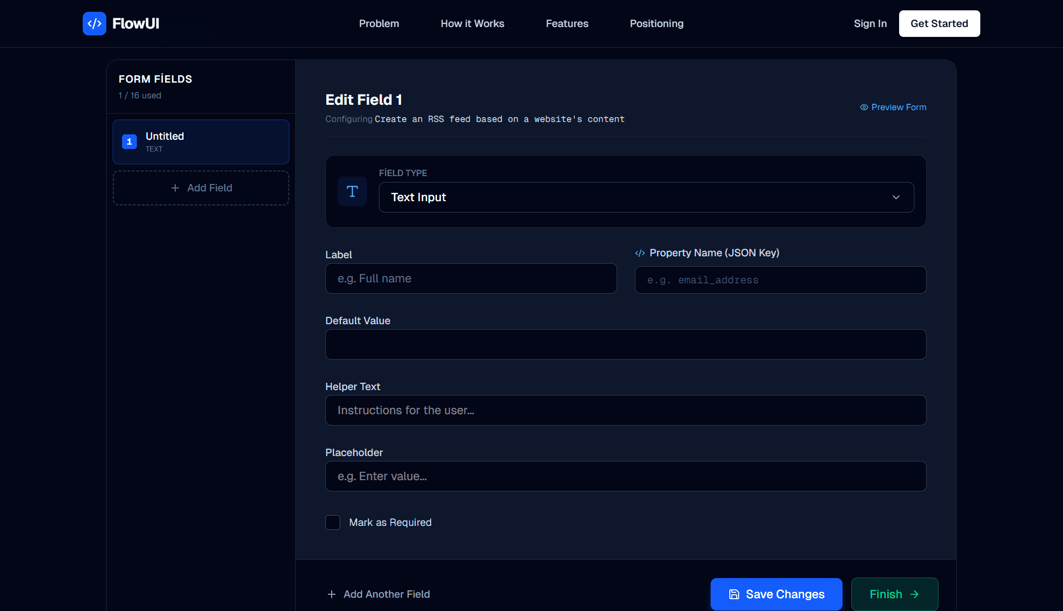 FlowUI - n8n Workflow UI Generator gallery