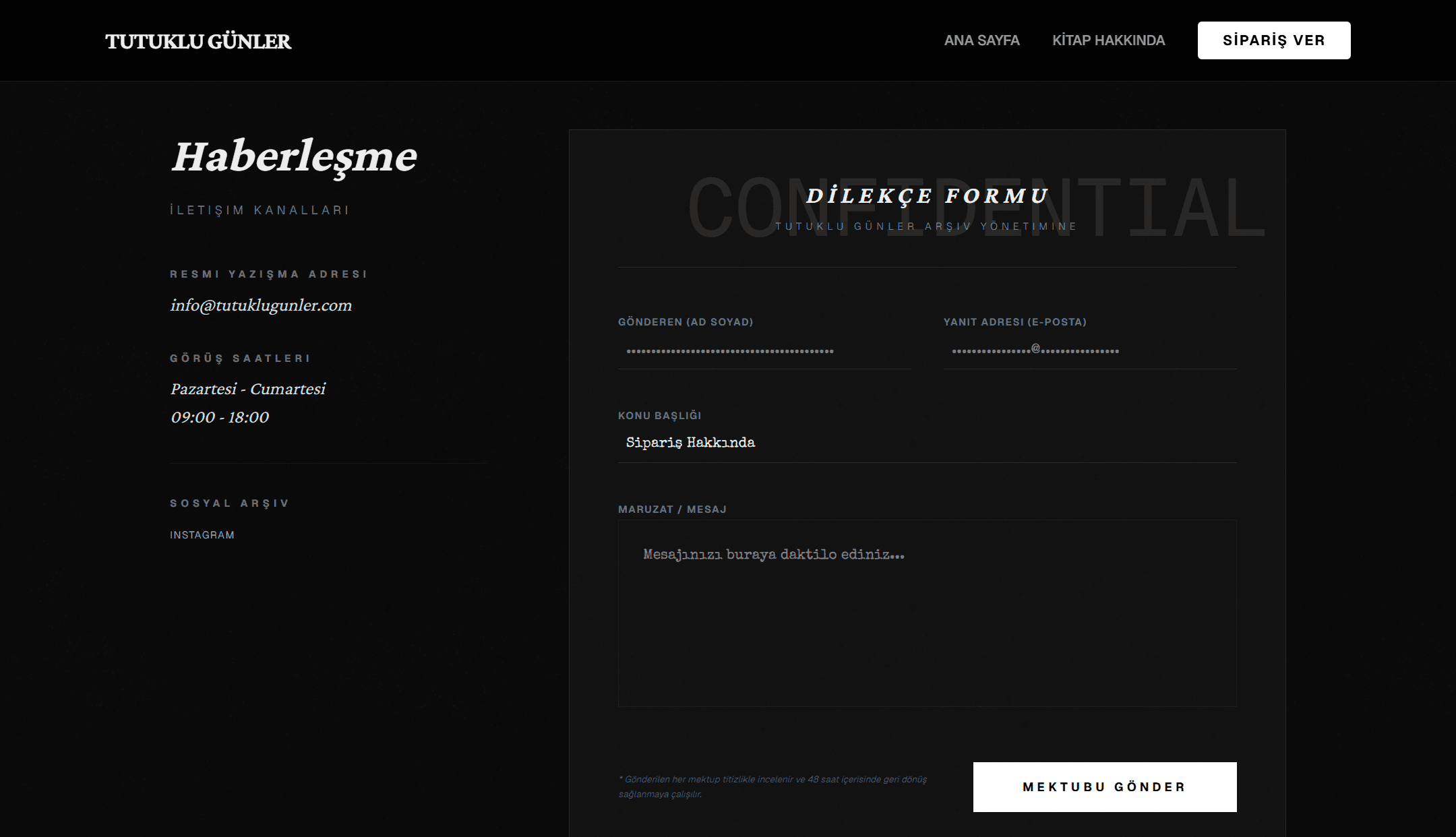 Tutuklu Günler - Prison-Themed Book gallery