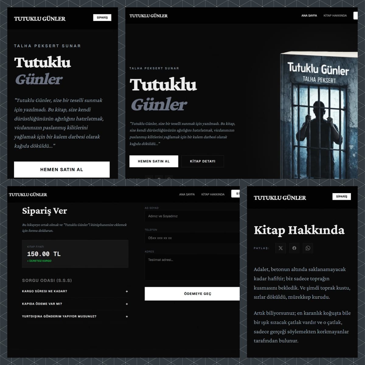 Tutuklu Günler - Cezaevi Temalı Kitap